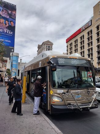 You get off the bus outside Horseshoe