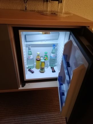 Complimentary refreshments and small Mars