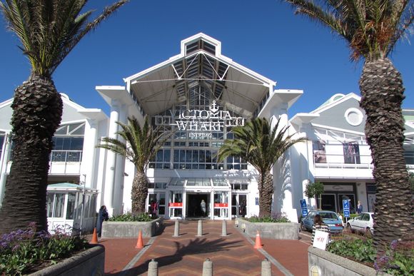 One of the entrances to the V&A waterfront Mall