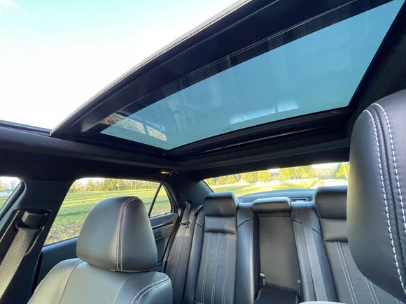 Cabin view - love the moon roof on sunny days 