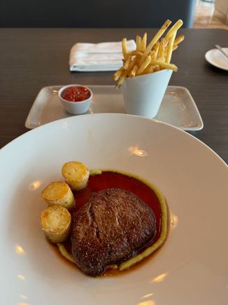 Perfect steak and fries