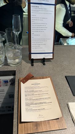 The Reserve drink list 