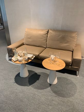 Not a table had been cleared or cleaned. 
