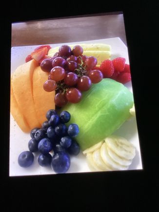 What the fruit plates used to look like