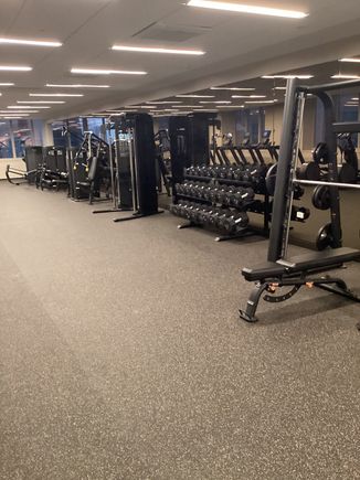 Should have gone Life Fitness IMO or Techno Gym a lot of wasted space