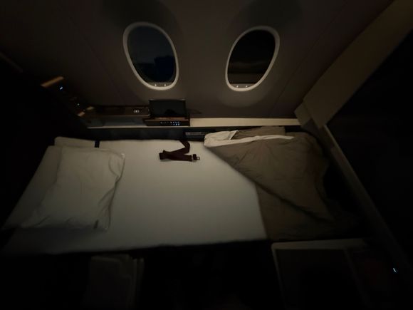 spacious and comfortable bed