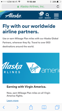 ALL Virgin America flights 