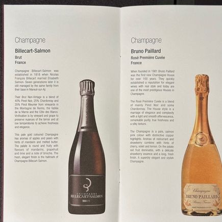 Wine list 1/5 - Champagne 