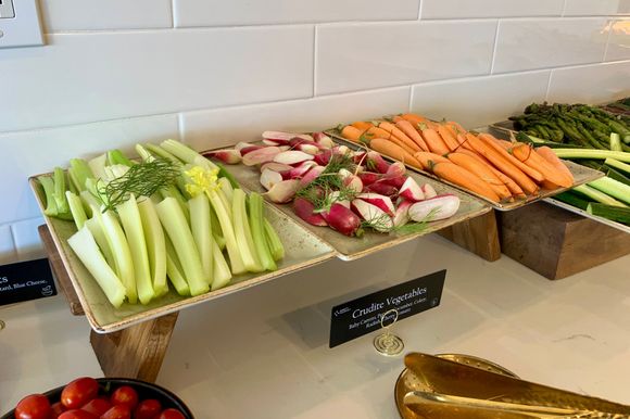 Evening offering at the Club Lounge