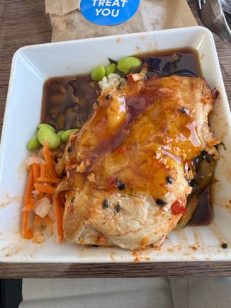 sesame chicken & rice