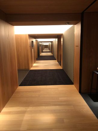 Guest room hallway