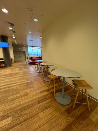 Seating on the right when entering