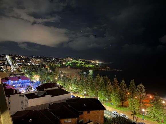 Night view of Coogee