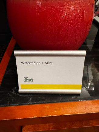 Watermelon mint. 
