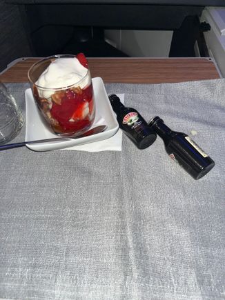 The always-delicious AA sundae. Mixed some Baileys into it which was quite good