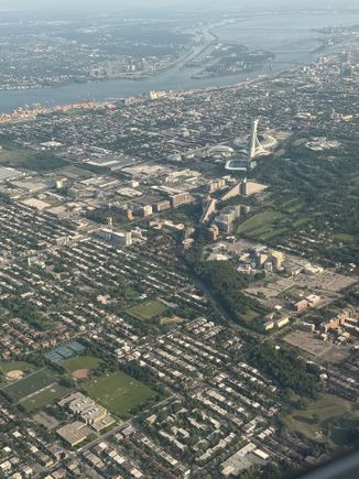 1976 Olympic Village in Montreal, seen from PD125 (G-GKQN), YYZ-YUL, Sat 19 Jul (booked thru AS, so that’s my rationale for posting here 🛫 ;))