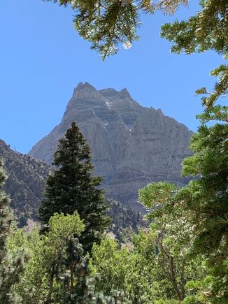 Peaks at the trail head
