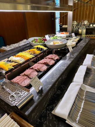 Buffet, top floor