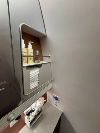 Hand cream, air freshener and either perfume or gentleman’s cologne; I didn’t look too hard 