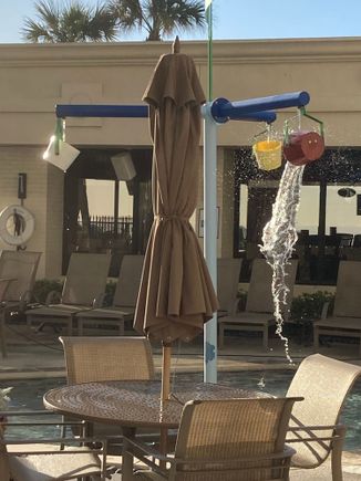The bucket challenge, each bucket fills at random and will it cause droplet or douse?