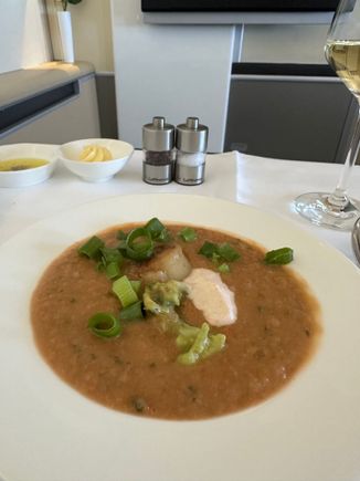 Chilled gazpacho