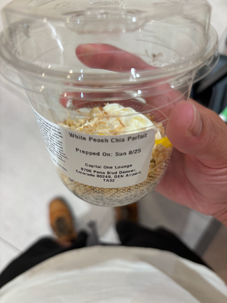 Which Peach Chia Parfait was very good