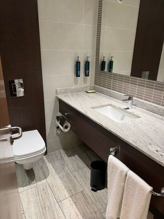 Updated bathroom in main building