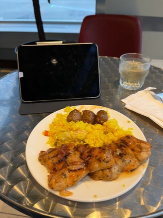 I am quite impressed with the food, better than YYZ. Korean BBQ Chicken and asian fusion meatballs. I don't have a discerning palate