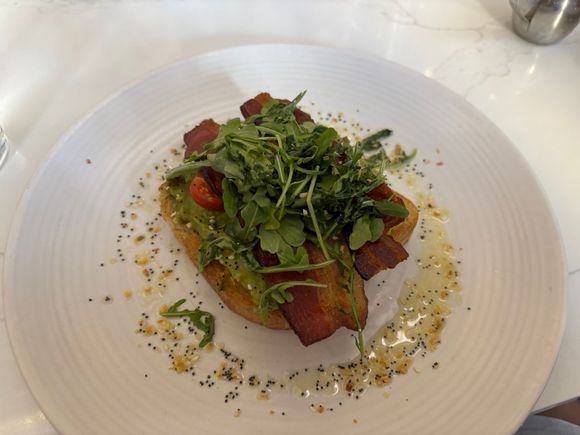 Avocado Toast with Bacon