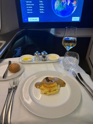 Mushroom soufflé 
