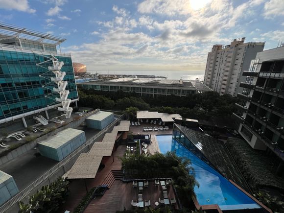 View from the balcony