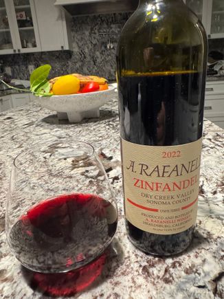 Binge watching Homeland - Carrie poured herself a glass (as she often does) - so it seemed like a good idea. 

Surprisingly perfect right out of the bottle, still chilled