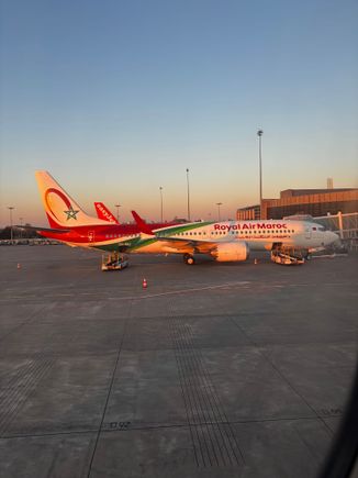 Arriving on stand at TLS