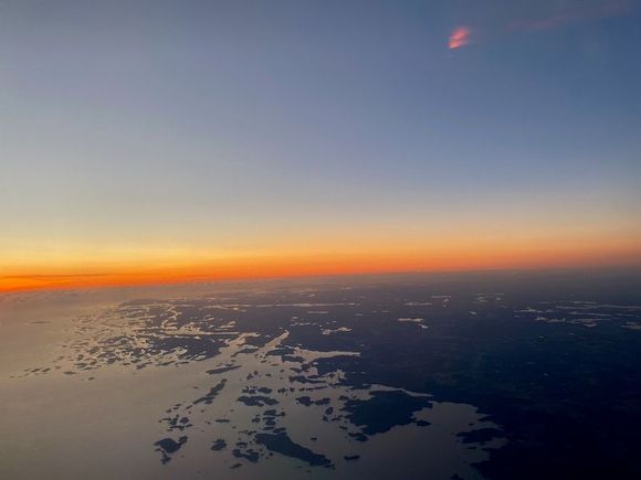Sunset over Finland