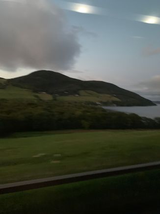 I also enjoyed the view whilst the sun was setting, as I took the bus from Fort William to Inverness, along Loch Ness on A82