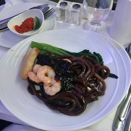 Hokkien Mee, but not like any Hokkien Mee you would get in KL, and not in a good way... 