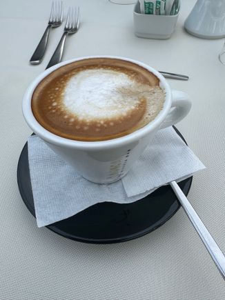 It is a very good cup of coffee