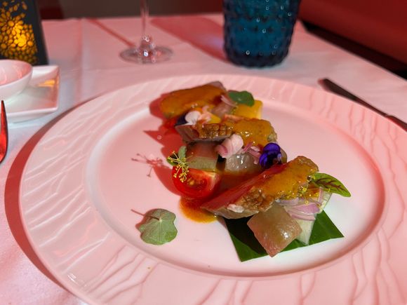 delicious duck salad with fish sauce