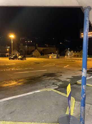 Waiting for the bus...