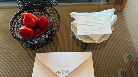 Park Hyatt Kyoto.  Arrival night.