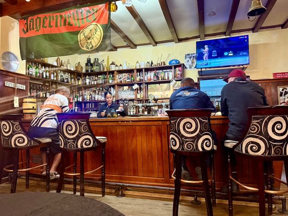 Cozy pub in Storms River. Pint of Devils Peak lager is my recommendation!