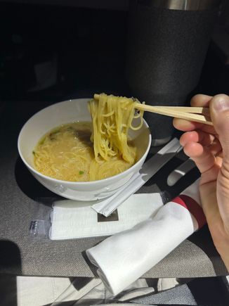 Mid-flight snack
