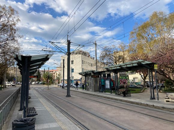 This is tramstop : Kassomouli	Κασομούλη