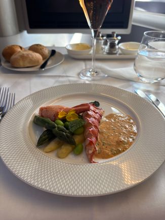 Lobster starter - very tasty