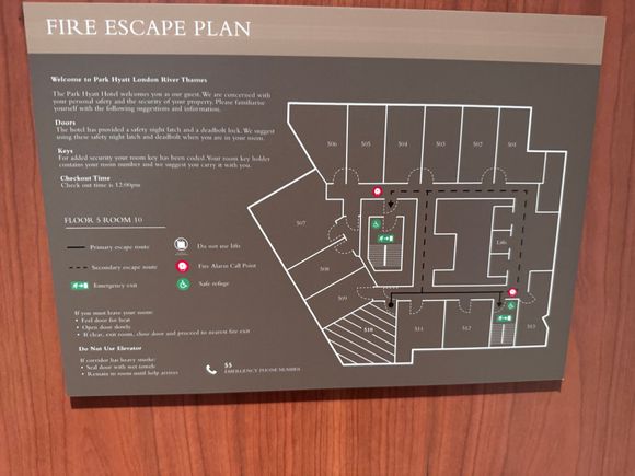 Floor plan for rooms