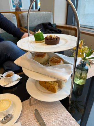 Tea time in the lounge