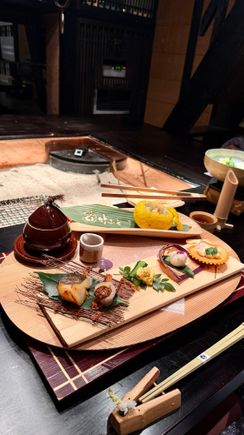 Dinner. Standard Kaiseki option. 