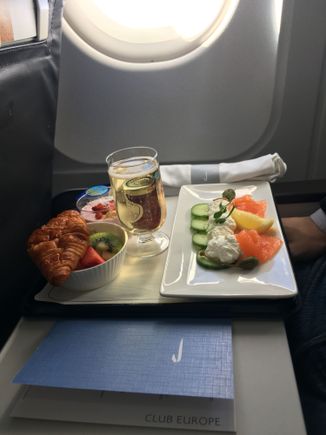 Salmon breakfast