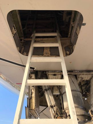 Computer room access ladder