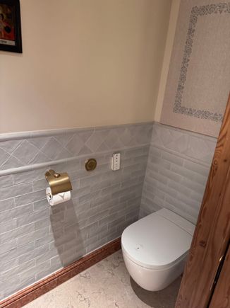 The toilet with bidet function